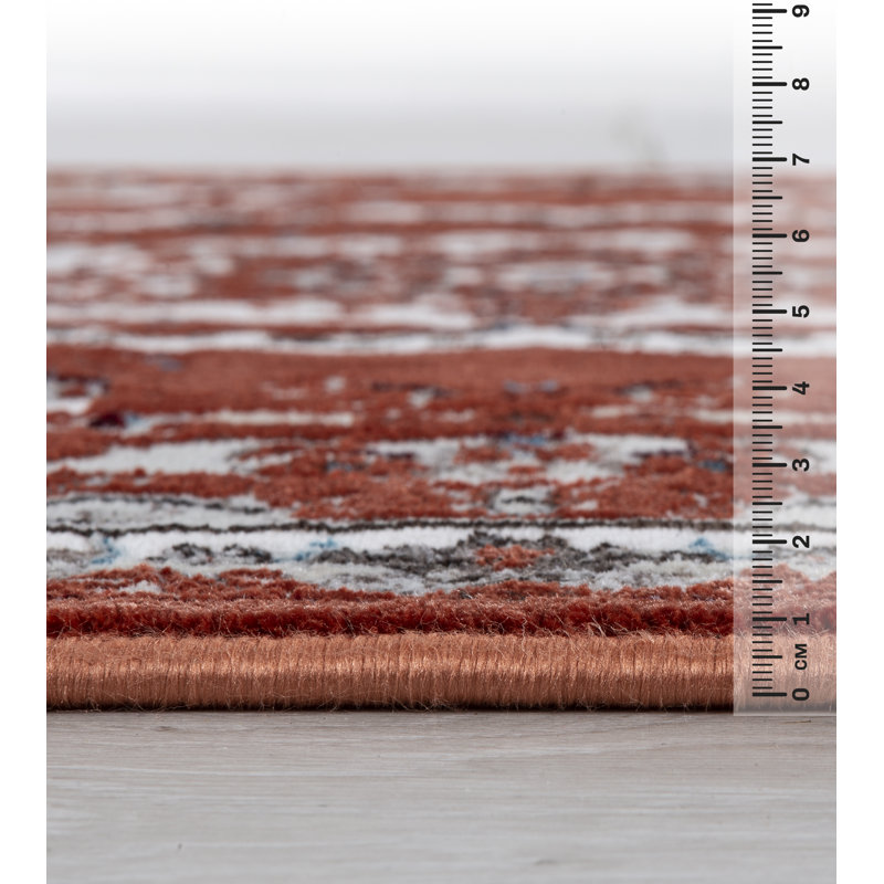 Bungalow Rose Throggs Medallion Persian Traditional Oriental Fringe